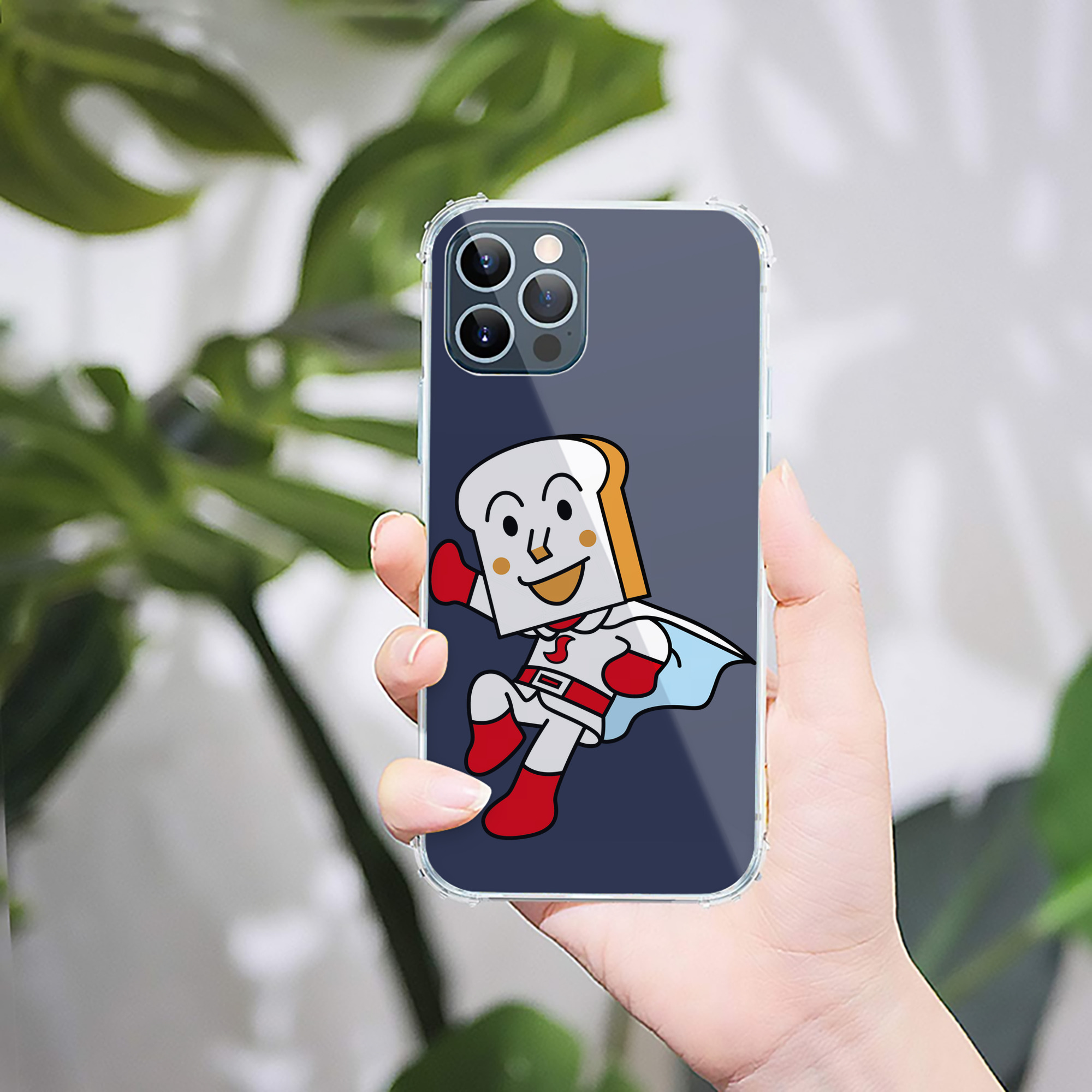 （画像用） アンパンマン Anpanman 【iPhone 12シリーズ対応】透明スマホケース（クリアソフトケース）